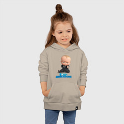 Толстовка детская хлопковая Boss Baby, цвет: миндальный — фото 2