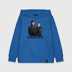 Толстовка детская хлопковая Sherlock, цвет: синий