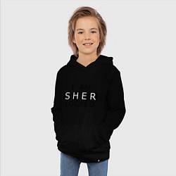 Толстовка детская хлопковая I am Sherlocked, цвет: черный — фото 2