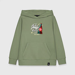 Толстовка детская хлопковая Nuka-Cola Enjoy, цвет: авокадо
