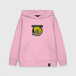 Толстовка детская хлопковая Iron Maiden Killers, цвет: светло-розовый