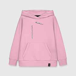 Толстовка детская хлопковая Jaguar Motors, цвет: светло-розовый