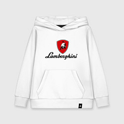 Детская толстовка-худи Logo lamborghini