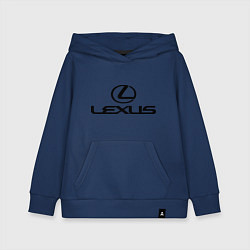 Толстовка детская хлопковая Lexus logo, цвет: тёмно-синий