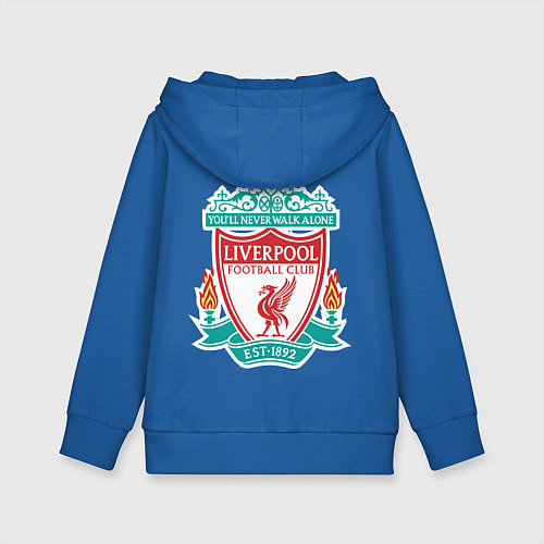 Детская толстовка-худи Liverpool FC / Синий – фото 2