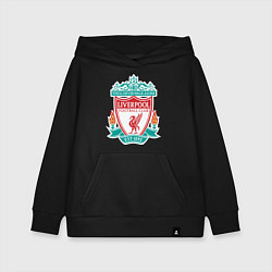 Толстовка детская хлопковая Liverpool FC, цвет: черный