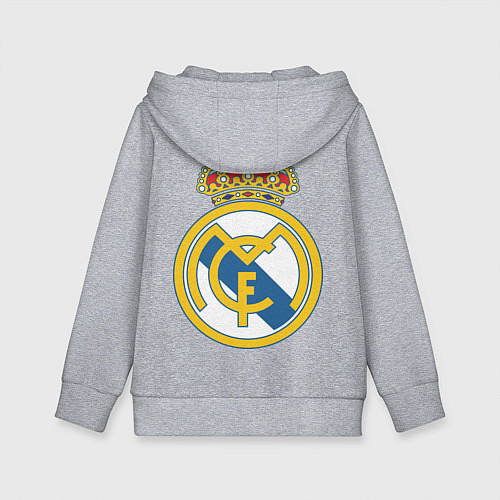 Детская толстовка-худи Real Madrid FC / Меланж – фото 2