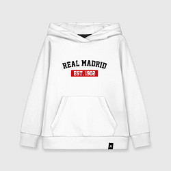 Детская толстовка-худи FC Real Madrid Est. 1902