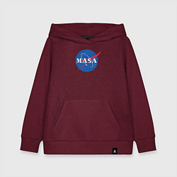 Толстовка детская хлопковая NASA: Masa, цвет: меланж-бордовый