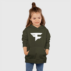 Толстовка детская хлопковая FAZE Symbol, цвет: хаки — фото 2