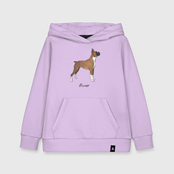 Детская толстовка-худи Немецкий Боксер