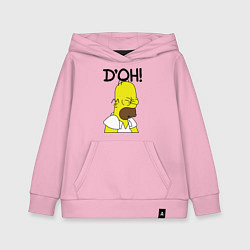 Толстовка детская хлопковая Doh!, цвет: светло-розовый
