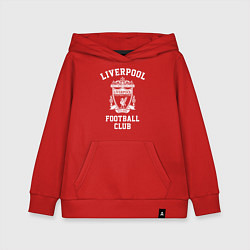 Толстовка детская хлопковая Liverpool: Football Club, цвет: красный