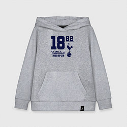 Толстовка детская хлопковая FC Tottenham 1882, цвет: меланж