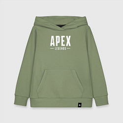 Толстовка детская хлопковая Apex Legends, цвет: авокадо