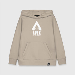 Толстовка детская хлопковая Apex Legends, цвет: миндальный