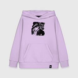 Толстовка детская хлопковая JoJo, цвет: лаванда