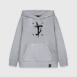 Толстовка детская хлопковая DOOM Slayer, цвет: меланж