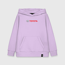 Толстовка детская хлопковая TOYOTA, цвет: лаванда