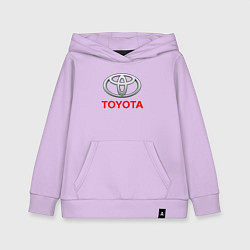 Толстовка детская хлопковая TOYOTA, цвет: лаванда