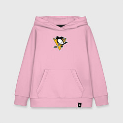 Толстовка детская хлопковая Pittsburgh Penguins: Evgeni Malkin, цвет: светло-розовый