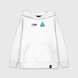 Толстовка детская хлопковая RK800 CONNOR, цвет: белый