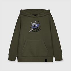 Толстовка детская хлопковая Hollow Knight, цвет: хаки