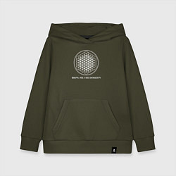 Толстовка детская хлопковая BRING ME THE HORIZON, цвет: хаки
