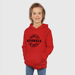 Толстовка детская хлопковая Made in Georgia (сделано в Грузии), цвет: красный — фото 2