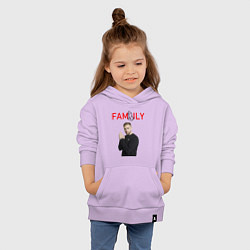 Толстовка детская хлопковая ЕГОР КРИД - FAMILY, цвет: лаванда — фото 2