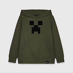 Толстовка детская хлопковая Minecraft, цвет: хаки