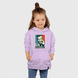 Толстовка детская хлопковая Notorious, цвет: лаванда — фото 2