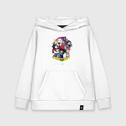 Толстовка детская хлопковая UNDERTALE, цвет: белый