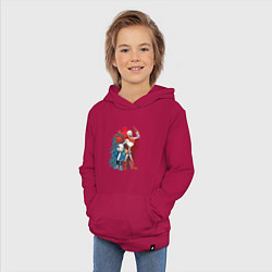 Толстовка детская хлопковая UNDERTALE, цвет: маджента — фото 2