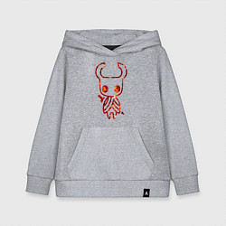 Толстовка детская хлопковая Hollow Knight, цвет: меланж