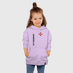 Толстовка детская хлопковая UMBRELLA CORP, цвет: лаванда — фото 2