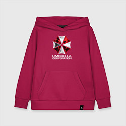 Толстовка детская хлопковая UMBRELLA CORP, цвет: маджента