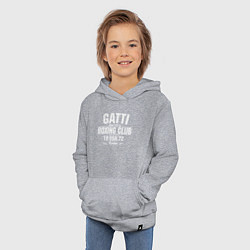 Толстовка детская хлопковая Gatti Boxing Club, цвет: меланж — фото 2