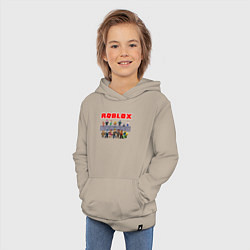 Толстовка детская хлопковая ROBLOX, цвет: миндальный — фото 2