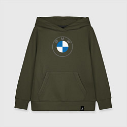 Толстовка детская хлопковая BMW LOGO 2020, цвет: хаки