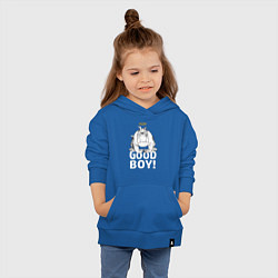 Толстовка детская хлопковая Good boy!, цвет: синий — фото 2