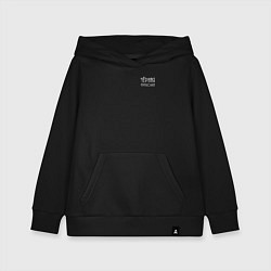Толстовка детская хлопковая Чёрная футболка, цвет: черный