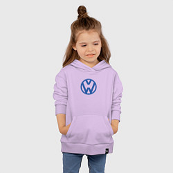 Толстовка детская хлопковая Volkswagen, цвет: лаванда — фото 2
