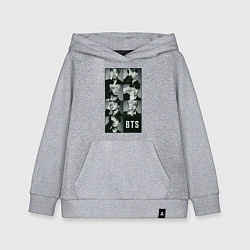 Толстовка детская хлопковая BTS, цвет: меланж