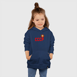 Толстовка детская хлопковая СССР, цвет: тёмно-синий — фото 2