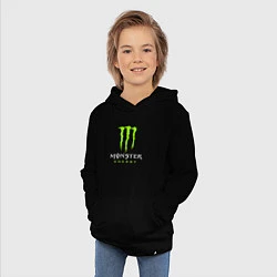 Толстовка детская хлопковая MONSTER ENERGY, цвет: черный — фото 2