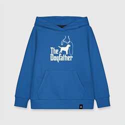 Толстовка детская хлопковая The Dogfather - пародия, цвет: синий