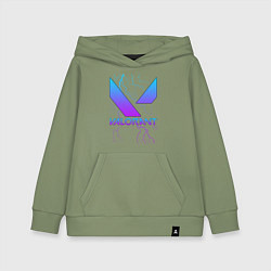 Толстовка детская хлопковая VALORANT, цвет: авокадо