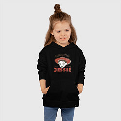 Толстовка детская хлопковая Jessie, цвет: черный — фото 2