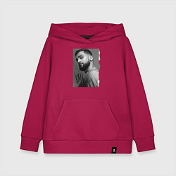 Толстовка детская хлопковая Jony, цвет: маджента